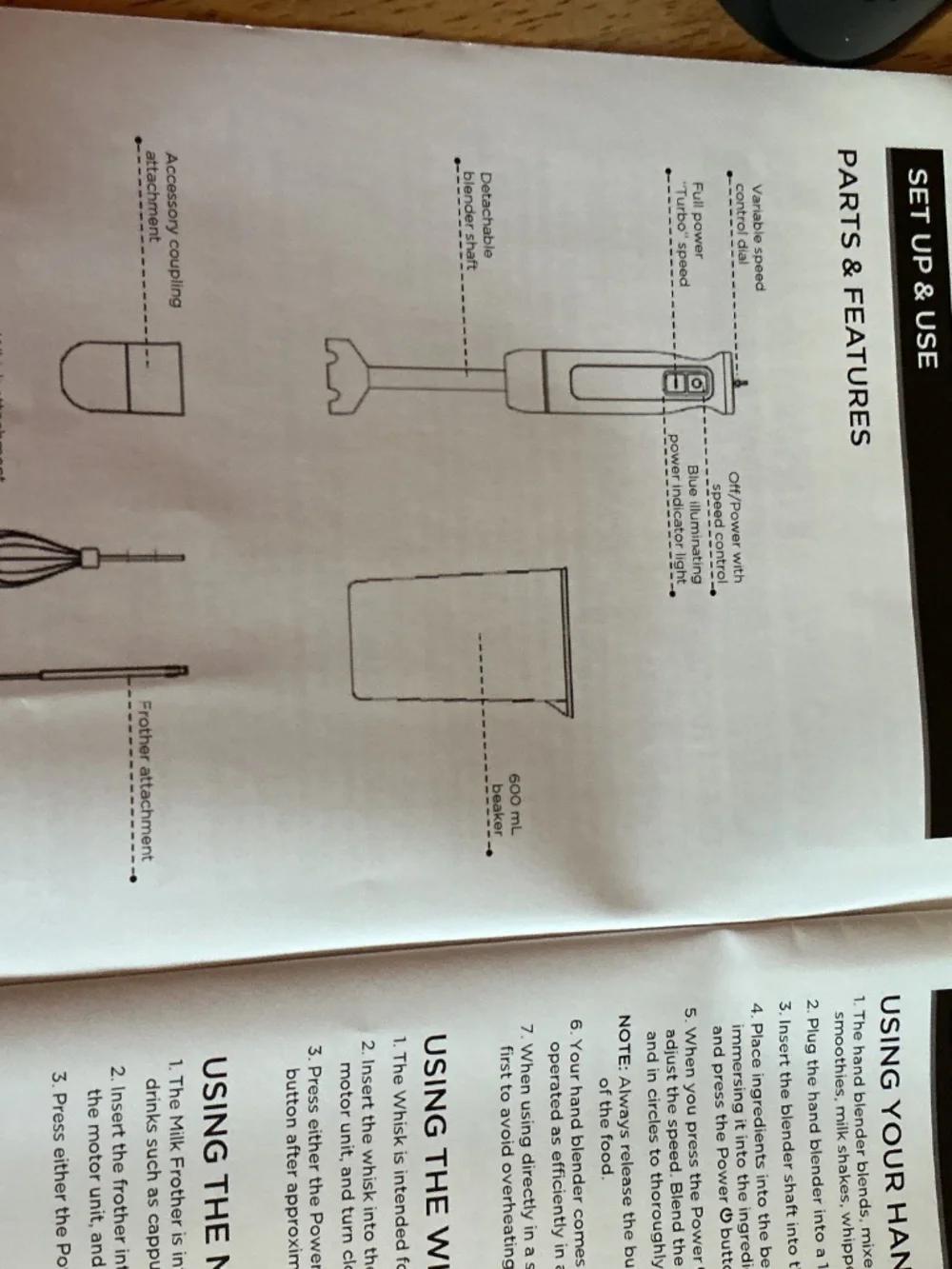 Commercial chef variable speed